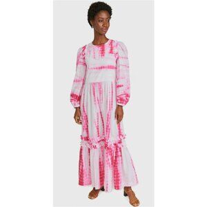 NEW Alix of Bohemia Plume Pink Shibori Dress
